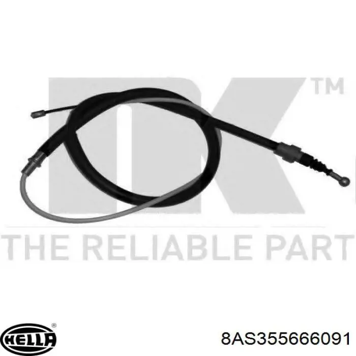 Cable de freno de mano trasero derecho/izquierdo 911490 SPJ