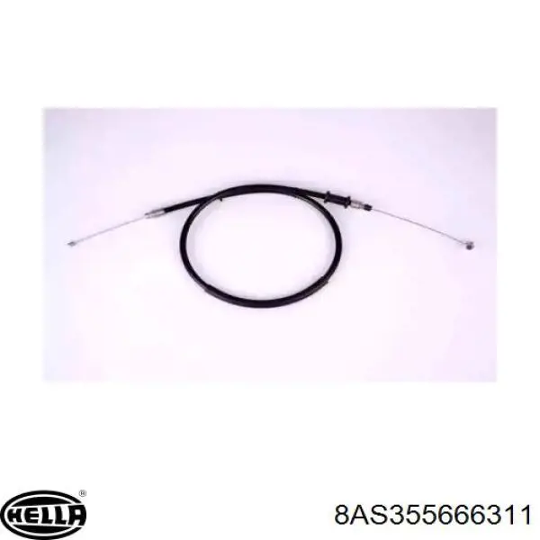 8AS355666311 HELLA cable de freno de mano trasero derecho/izquierdo