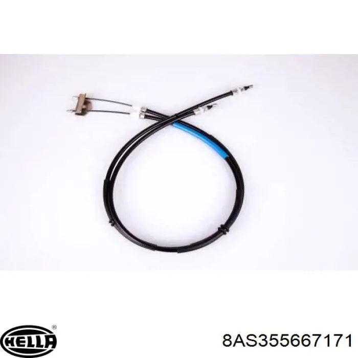 8AS355667171 HELLA cable de freno de mano trasero derecho/izquierdo