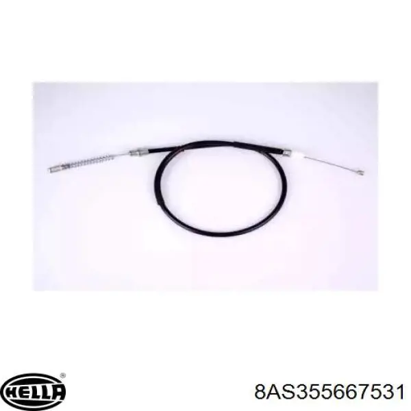 8AS355667531 HELLA cable de freno de mano trasero derecho/izquierdo