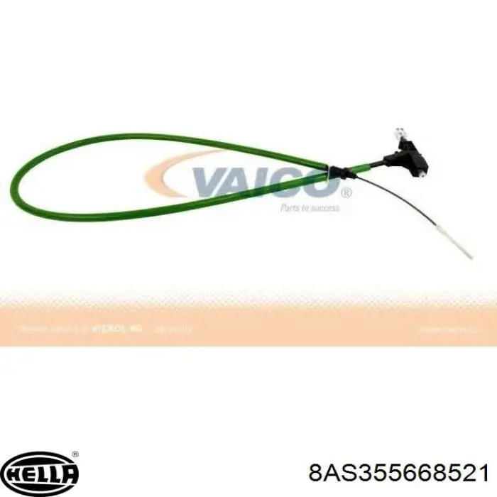 LA BR.1258 Starline cable de freno de mano delantero