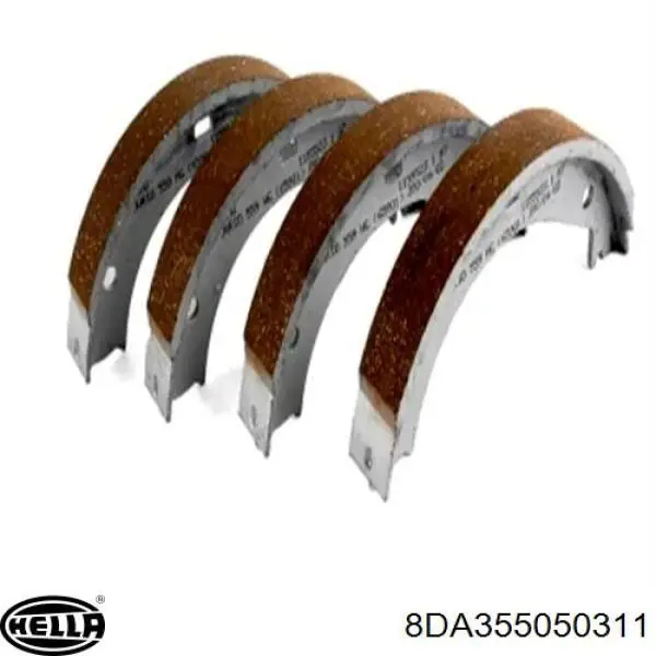 Juego de zapatas de frenos, freno de estacionamiento BMW 5 E28