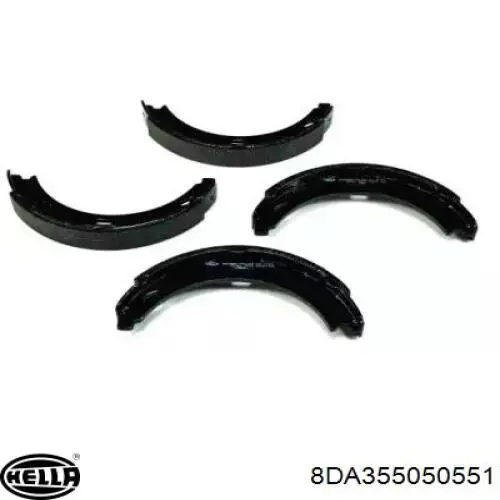 Zapatas de freno de mano GS8706 TRW