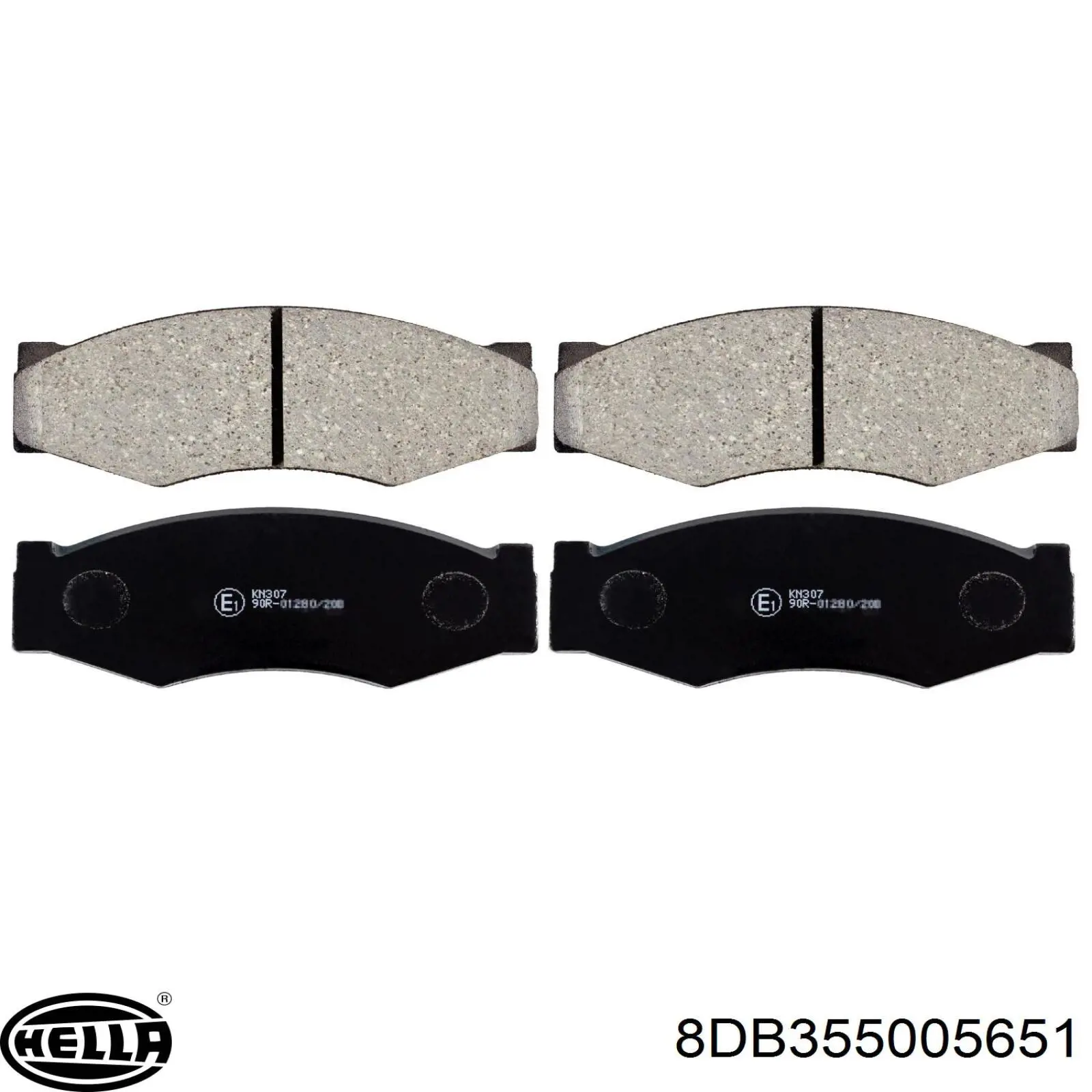 Pastillas de freno delanteras Nissan Terrano 1 WD21