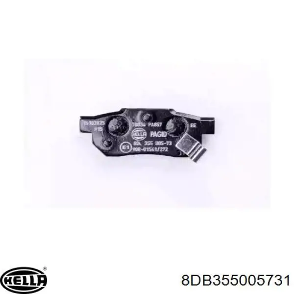 8DB 355 005-731 HELLA pastillas de freno traseras