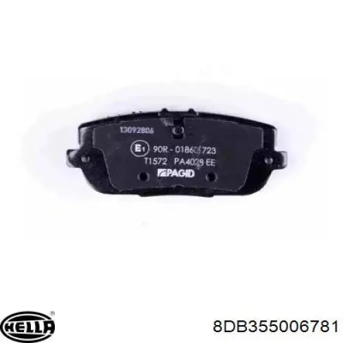 Pastillas traseras de freno HELLA 8DB355006781 precio, desde 31,67 EUR