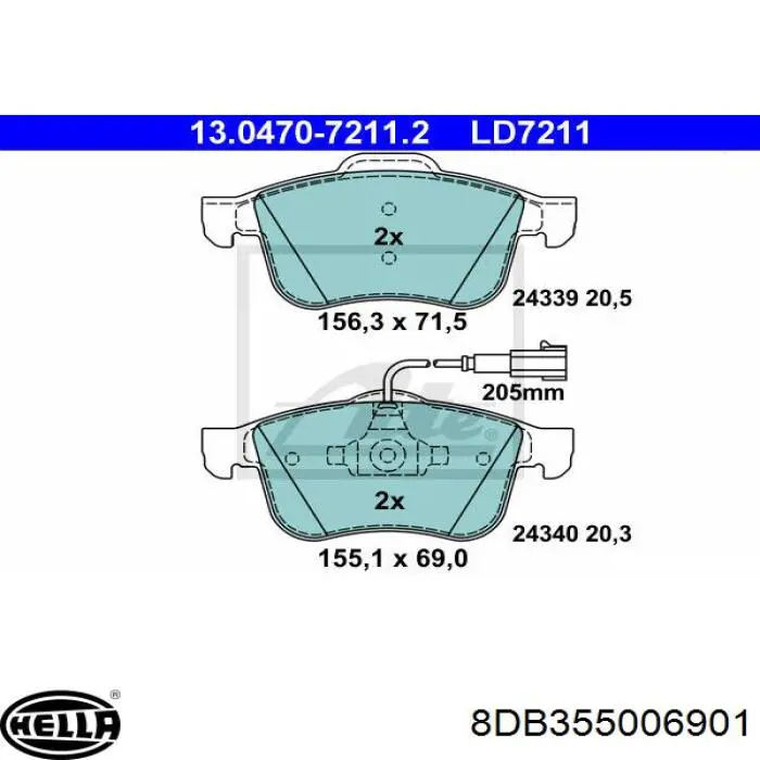 Pastillas freno delanteras Open Parts BPA118302 precio, desde 34,24 EUR