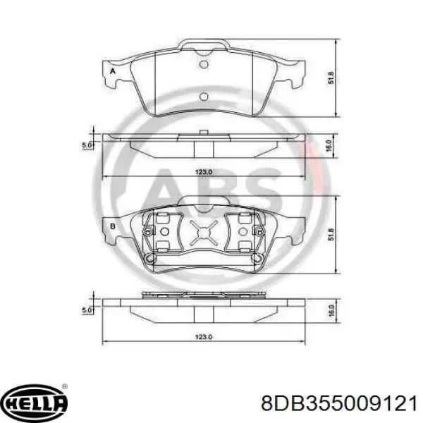 Pastillas de freno traseras Renault Espace 4 JK0