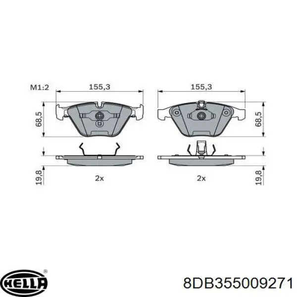 Pastillas de freno delanteras BMW 3 E90