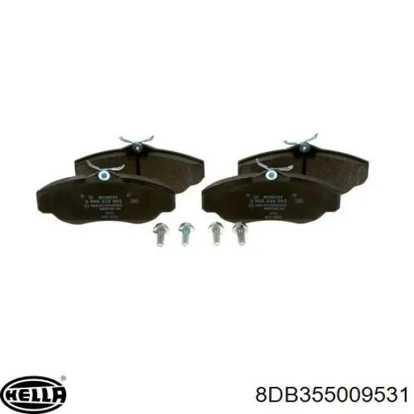 Pastillas de freno delanteras 192953 Maxgear