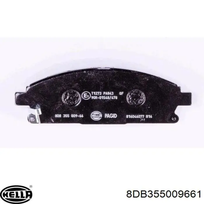 Comprar 8DB355009661 HELLA Pastillas delanteras de freno