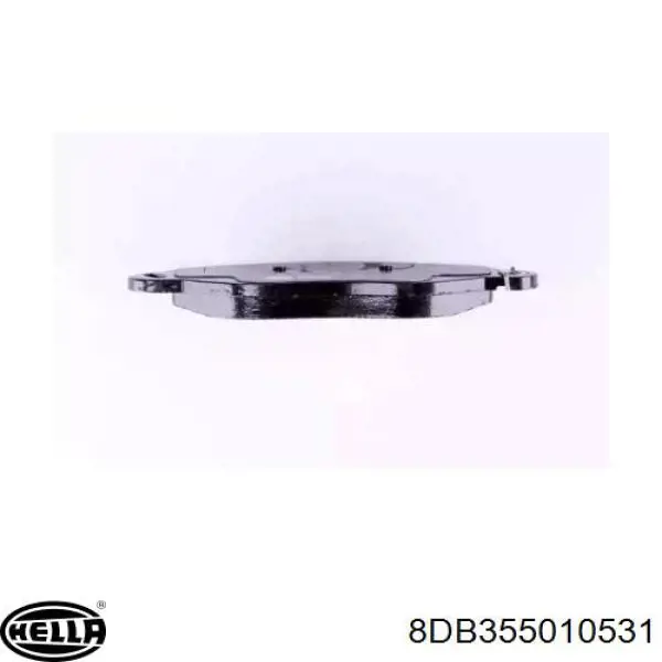 8DB 355 010-531 HELLA pastillas de freno delanteras