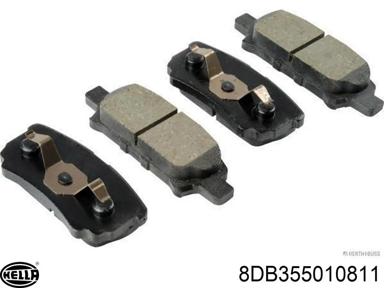 Comprar 8DB355010811 HELLA Pastillas de freno traseras