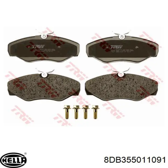 Pastillas de freno delanteras Renault Trafic 2 FL