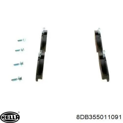 Pastillas de freno delanteras Renault Trafic 2 FL