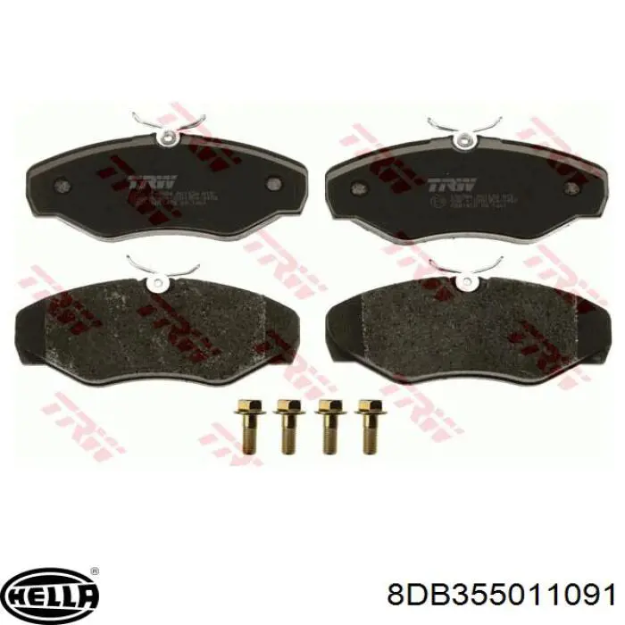 Pastillas de freno delanteras Renault Trafic 2 FL