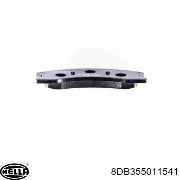 8DB 355 011-541 HELLA pastillas de freno delanteras