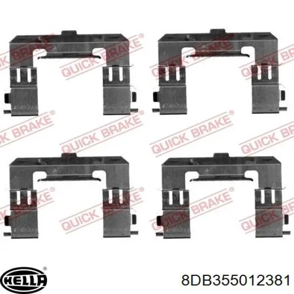 Pastillas de freno 1356600 Ford