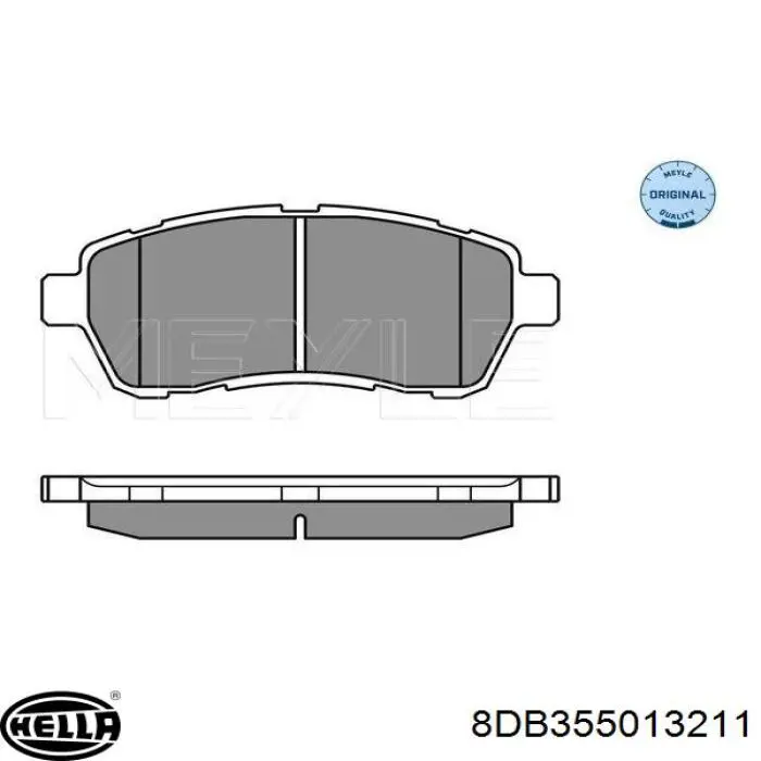 Pastillas de freno 2614604 Ford