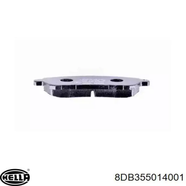 HELLA PAGID 8DB 355 014-001 Kit Pastiglie Freno Anteriori/Posteriori Con Accessori | Per Daihatsu, Maruti, Mazda, PROTON
