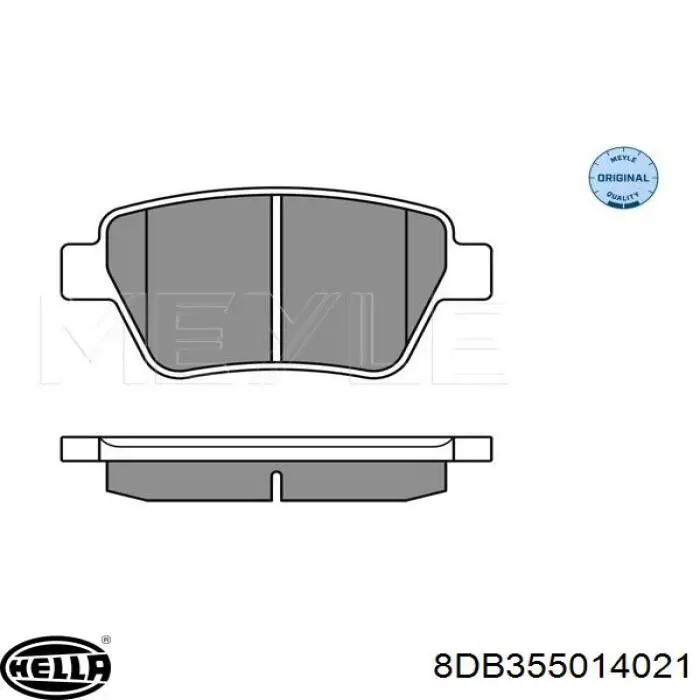 Pastillas de freno traseras Volkswagen Jetta 6 162, 163, AV3, AV2, AY2, AY3