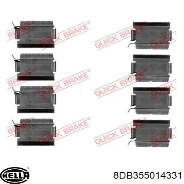 Comprar 68192439AA Chrysler Pastillas de freno traseras