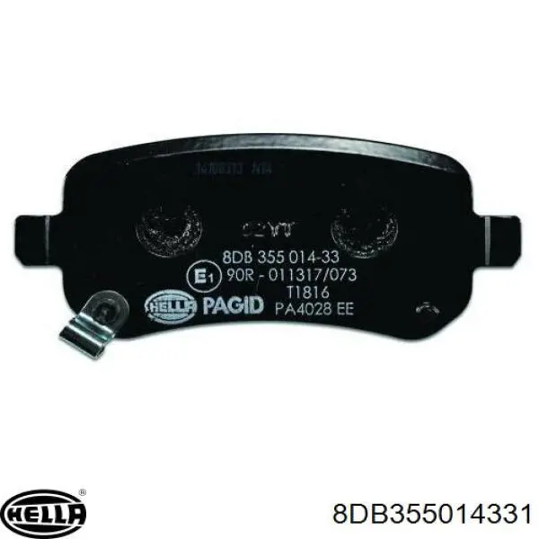 68192439AA Chrysler Pastillas freno traseras