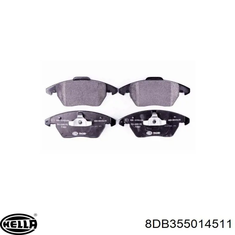 Comprar 1TD698151 VAG Pastillas delanteras de freno