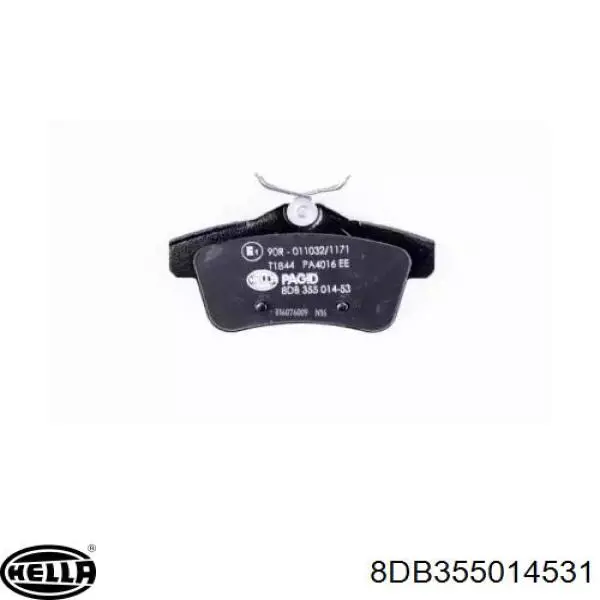 Pastillas traseras de freno HELLA 8DB355014531 precio, desde 30,10 EUR