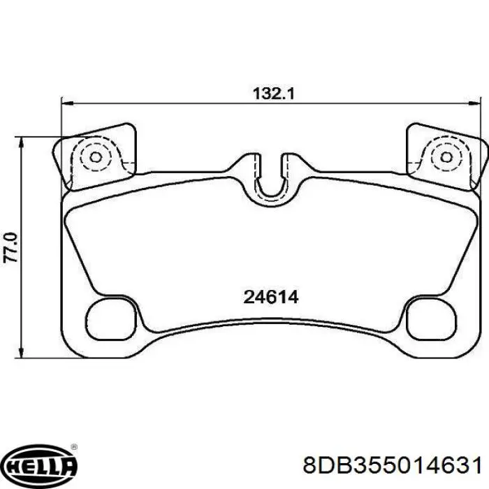 Pastillas traseras de freno HELLA 8DB355014631 precio, desde 60,89 EUR