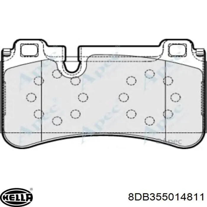 Pastillas traseras Mercedes 0044208520
