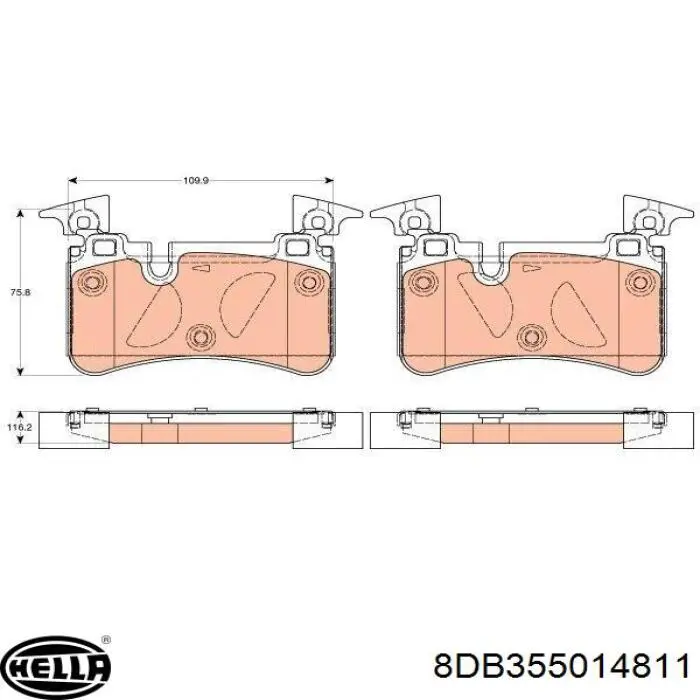 Comprar 0044208520 Mercedes Pastillas de freno traseras