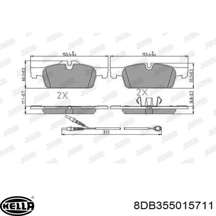 Comprar 1647863080 Peugeot/Citroen Pastillas delanteras de freno