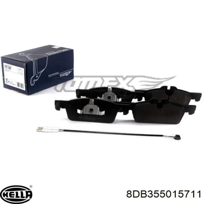 Pastillas de freno 1647863080 Peugeot/Citroen