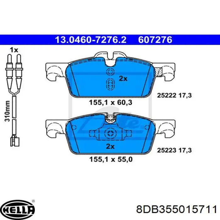 Comprar 1647863080 Peugeot/Citroen Pastillas delanteras de freno