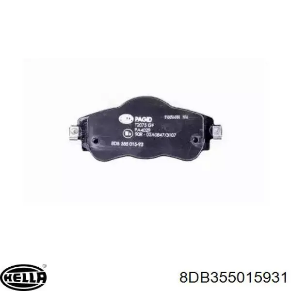 Pastillas de freno delanteras Jurid/Bendix BPD1189