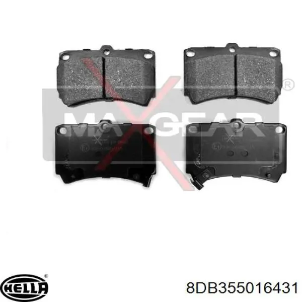 Pastillas de freno delanteras Mazda 323 BA