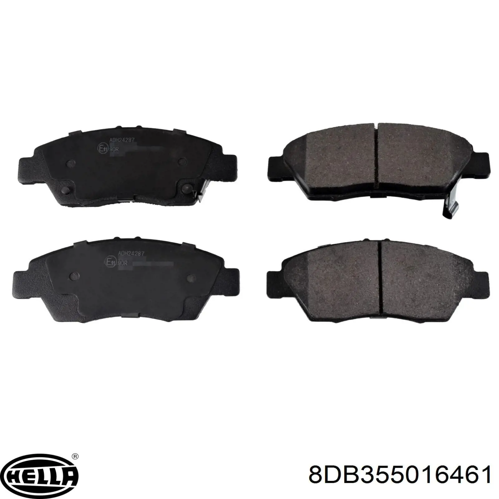 Pastillas de freno 8DB355016461 HELLA