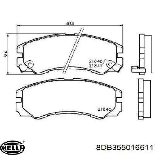 Pastillas freno delanteras Isuzu 897206869 precio, desde 29,04 EUR