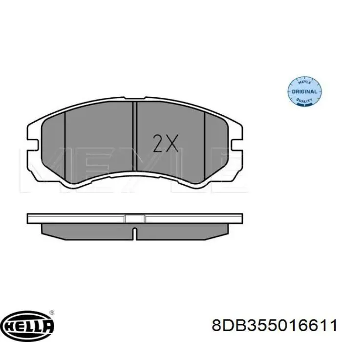 Pastillas de freno 897206869 Isuzu