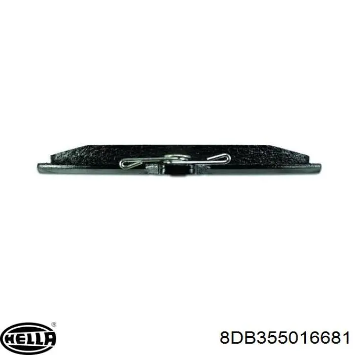 Comprar 8DB355016681 HELLA Pastillas delanteras de freno