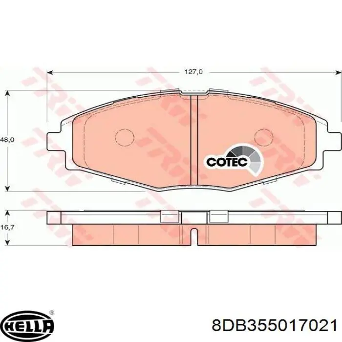 Pastillas de freno delanteras Chevrolet Spark (Matiz) M200, M250