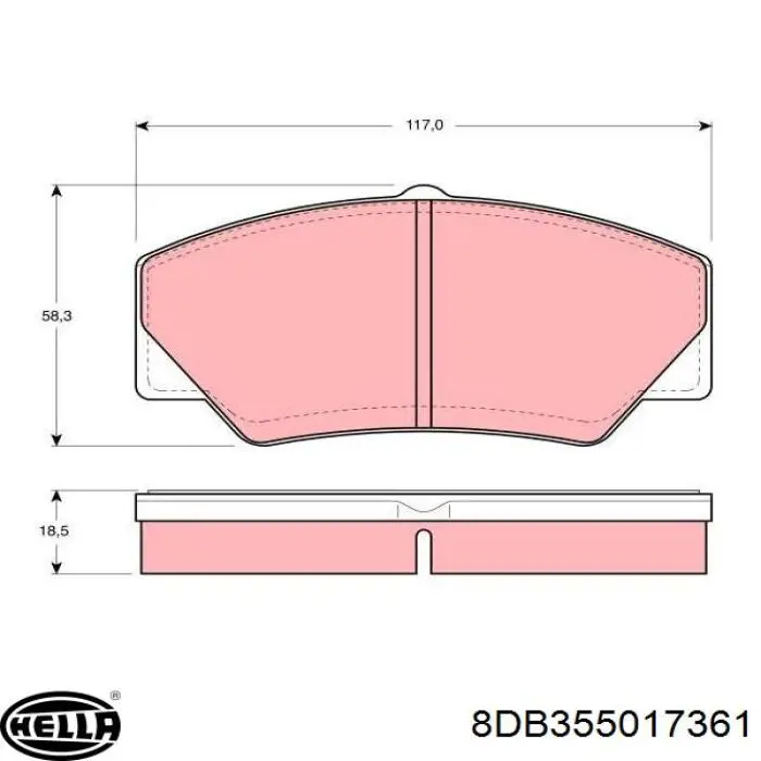 Pastillas de freno delanteras Ford Fiesta GFJ