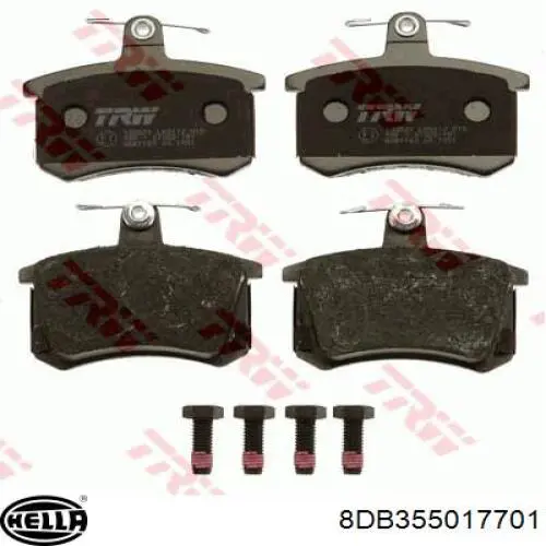 Pastillas de freno delanteras Seat Toledo 1 1L