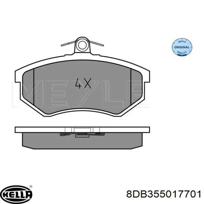 Pastillas de freno delanteras Seat Toledo 1 1L