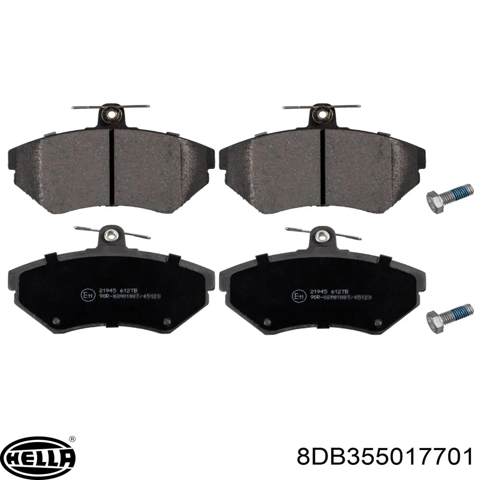 Pastillas de freno delanteras Seat Toledo 1 1L
