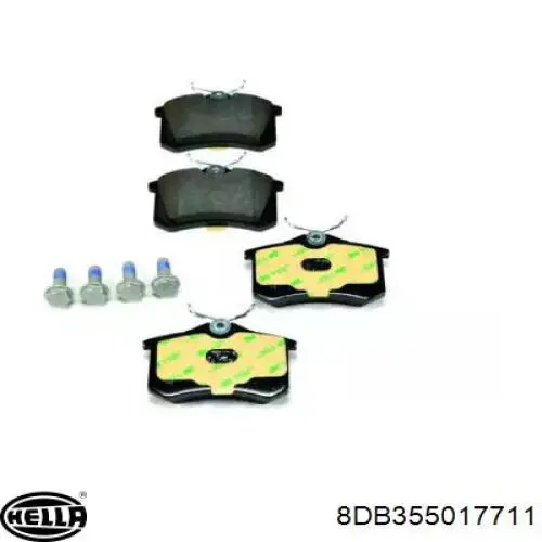 Pastillas de freno traseras Renault Scenic 1 JA0, JA1, FA0