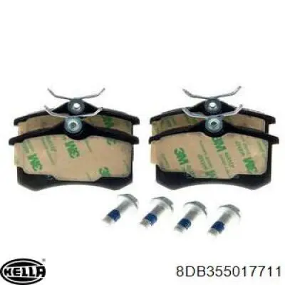 Pastillas de freno traseras Renault Scenic 1 JA0, JA1, FA0