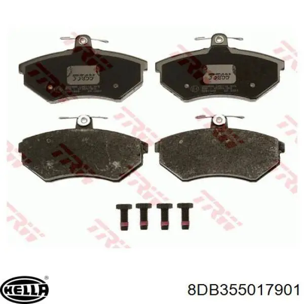 Pastillas de freno delanteras Seat Toledo 1 1L