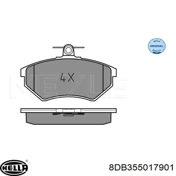 Pastillas de freno delanteras Seat Toledo 1 1L